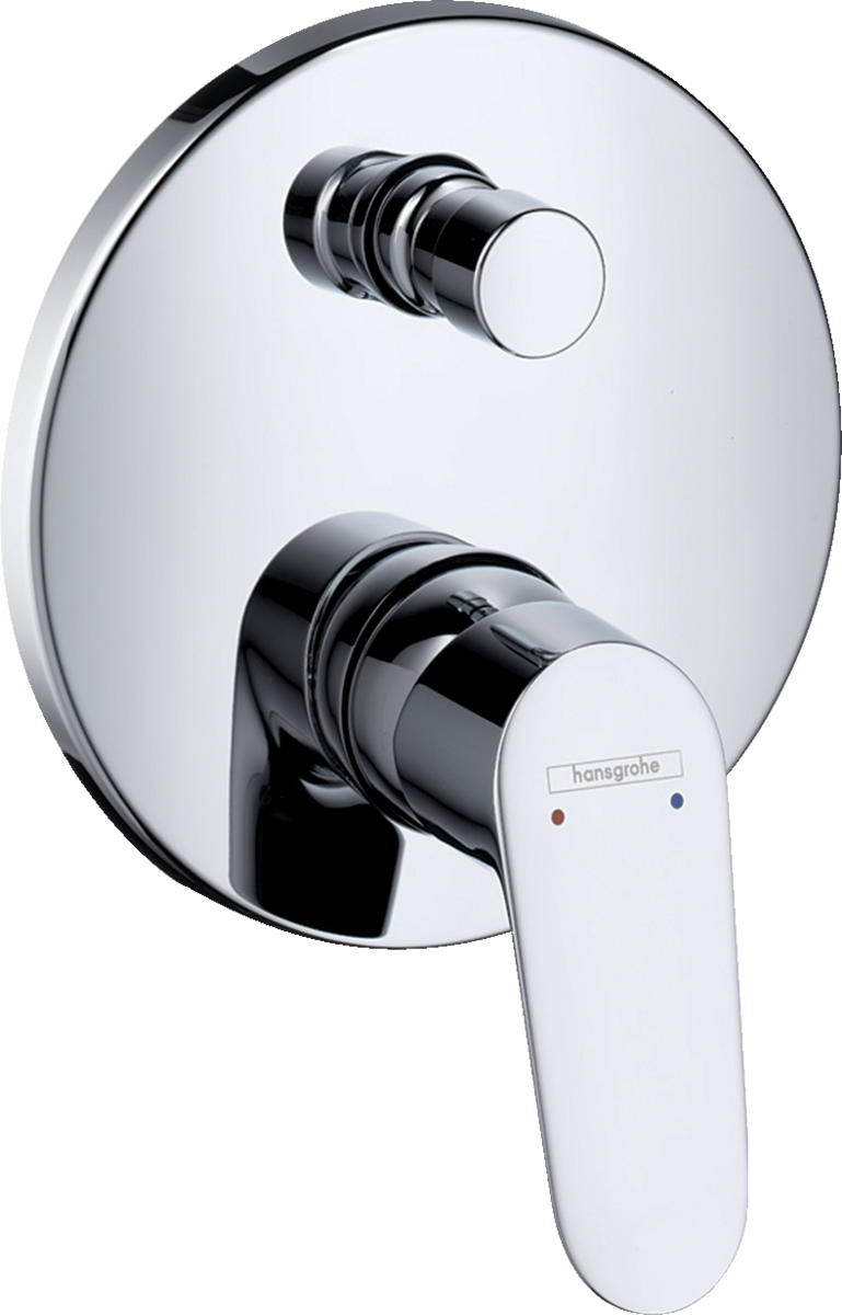 HANSGROHE Focus Páková vanová baterie pod omítku, se zabudovanou bezpečnostní kombinací podle EN1717 pro iBox universal #31946000 - chrom