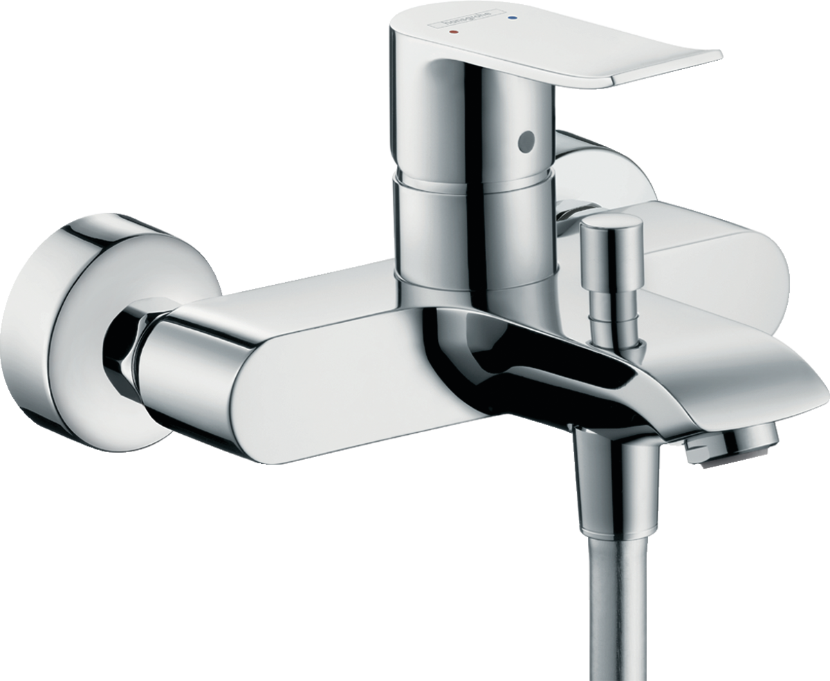 HANSGROHE Metris Páková vanová baterie na stěnu #31480000 - chrom