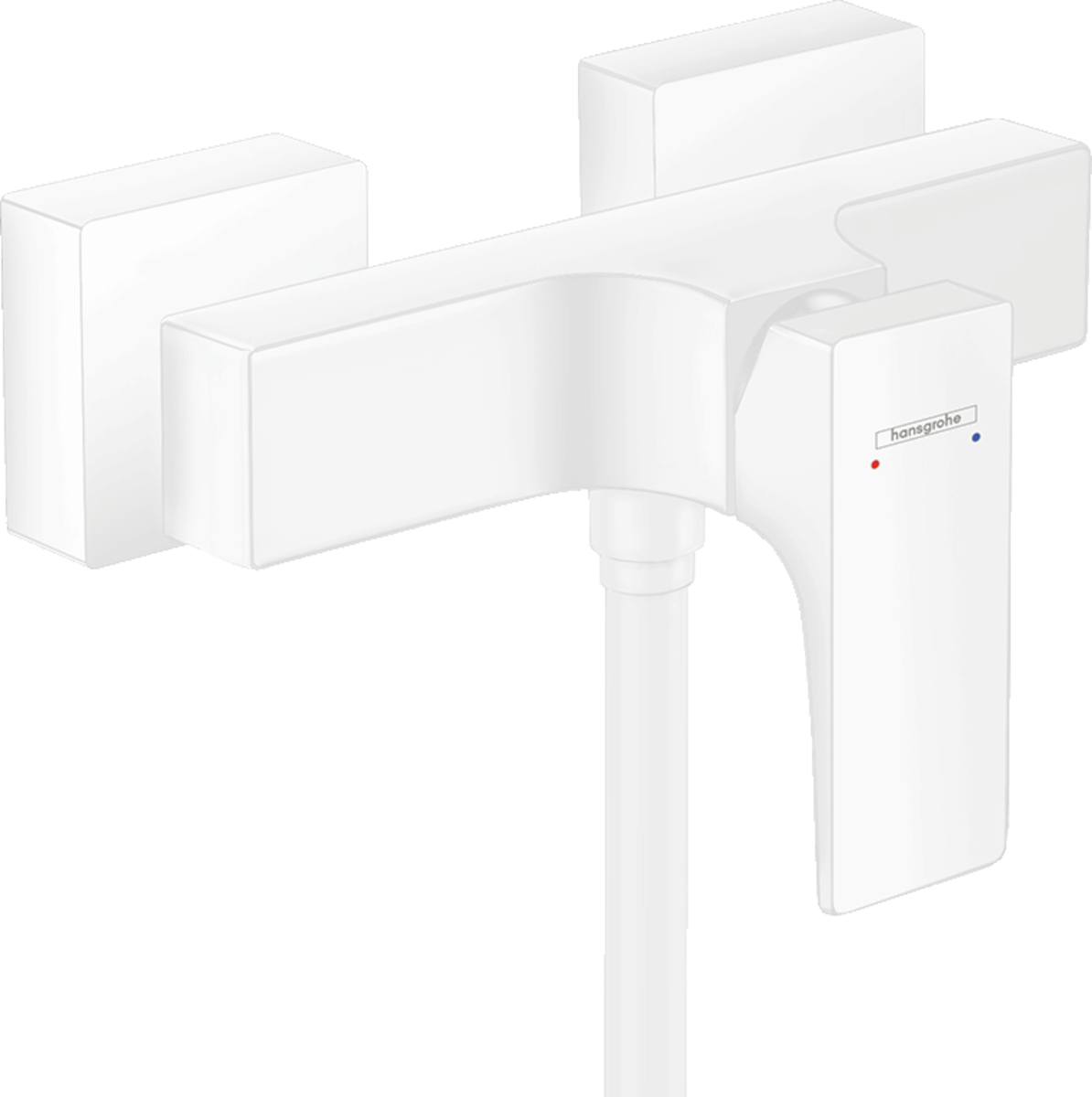 HANSGROHE Metropol Páková sprchová baterie na stěnu s páčkovou rukojetí #32560700 - matná bílá