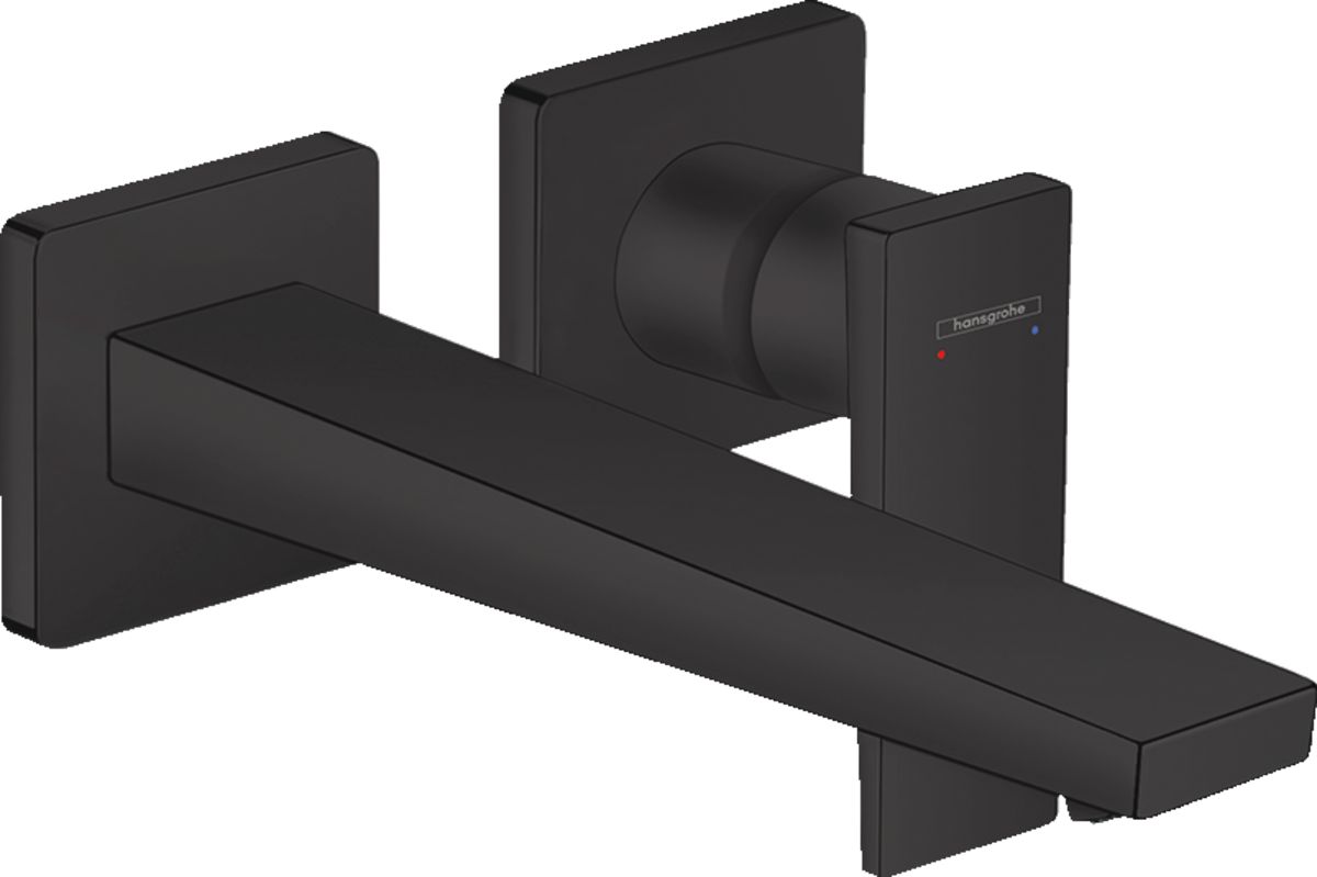 HANSGROHE Metropol Umyvadlová baterie s plnou pákou pod omítku, s výtokem 225 mm #32526670 - matná černá