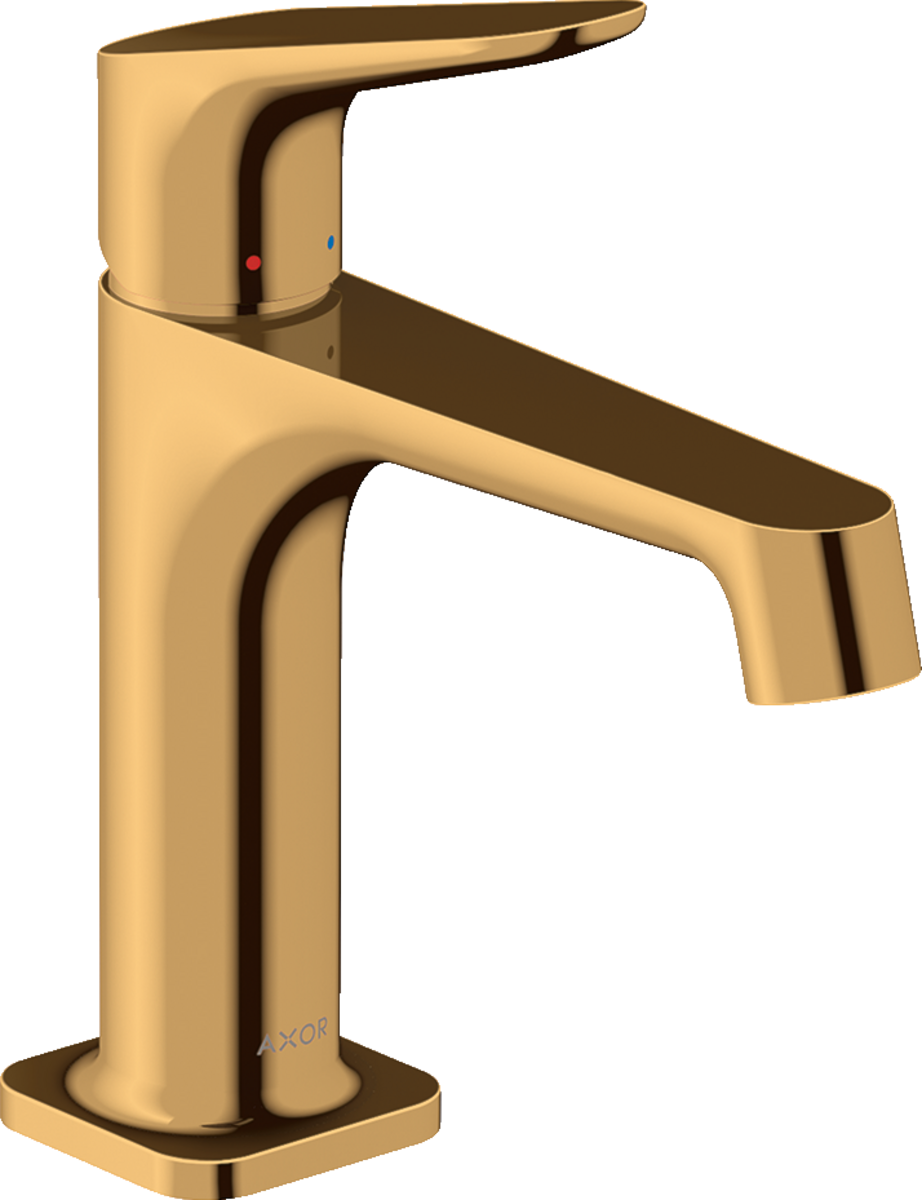 HANSGROHE AXOR Citterio M umyvadlová baterie 100 s vyskakovacím odtokem #34010990 - Polished Gold Optic