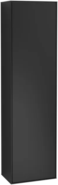 VILLEROY BOCH Vysoká skříň Finion, 1 dveře, 418 x 1516 x 270 mm, černý matný lak #F48000PD