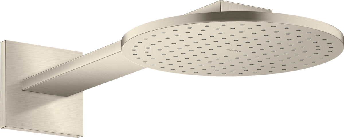 HANSGROHE AXOR ShowerSolutions horní sprcha 250 1jet se sprchovým ramenem #35284820 - kartáčovaný nikl