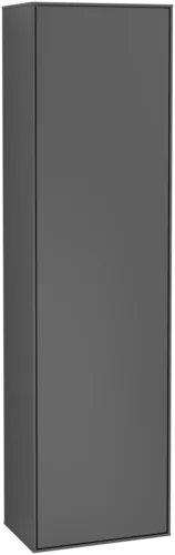 VILLEROY BOCH Vysoká skříň Finion, 1 dveře, 418 x 1516 x 270 mm, antracitový matný lak #F49000GK