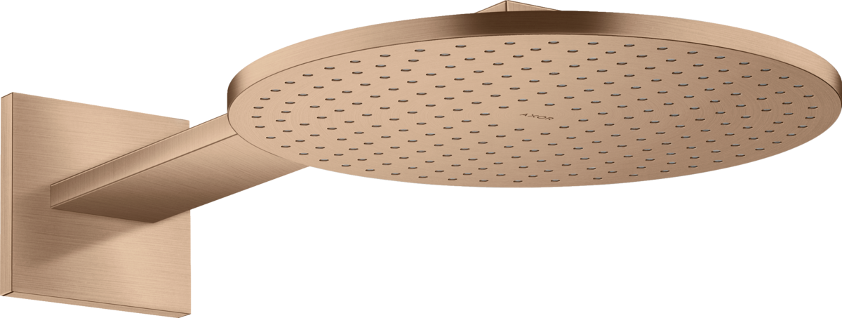 HANSGROHE AXOR ShowerSolutions horní sprcha 300 2jet se sprchovým ramenem #35303310 - Brushed Red Gold