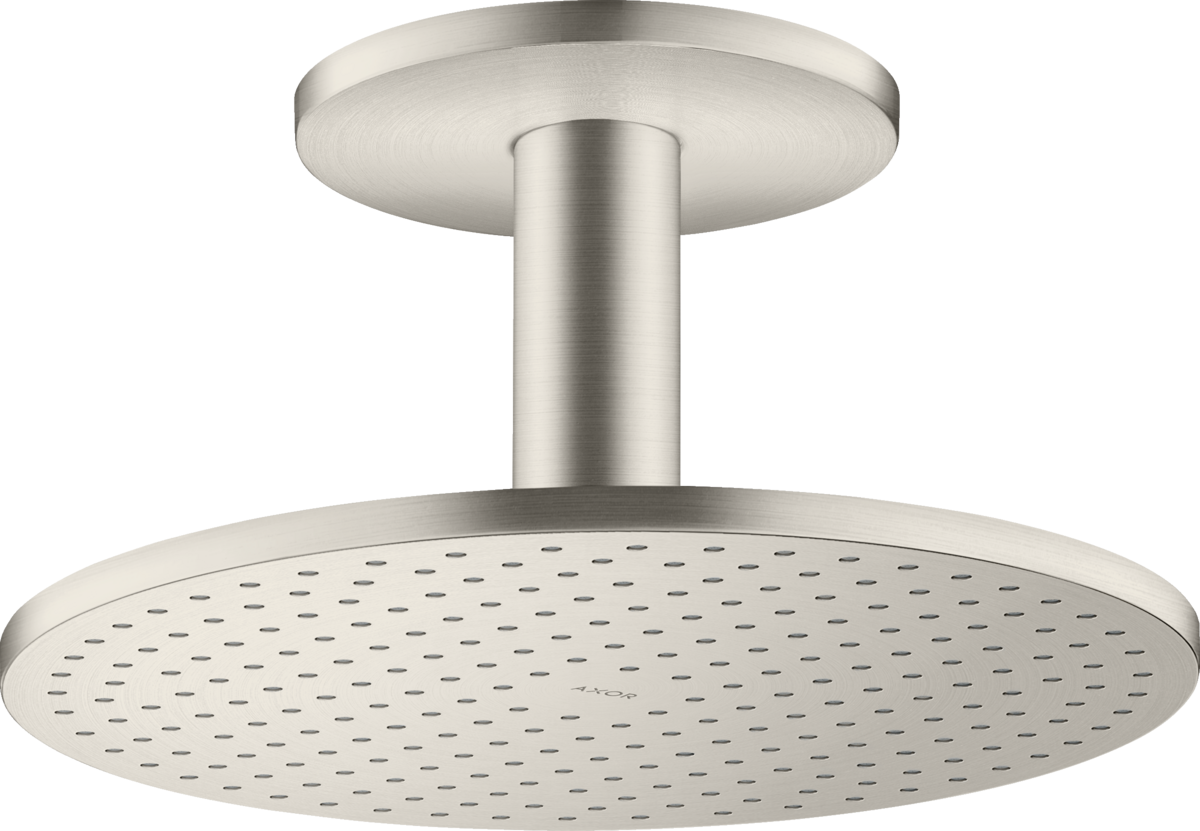 HANSGROHE AXOR ShowerSolutions horní sprcha 300 2jet se stropním připojením #35304800 - nerezová ocel Optic