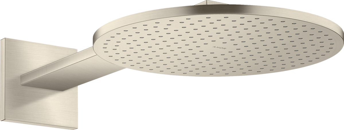 HANSGROHE AXOR ShowerSolutions Horní sprcha 300 2jet se sprchovým ramenem #35303820 - kartáčovaný nikl