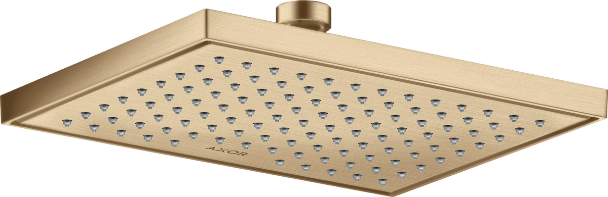 HANSGROHE Sprchová hlavice AXOR ShowerSolutions 245/185 1jet EcoSmart #35374140 - Brushed Bronze