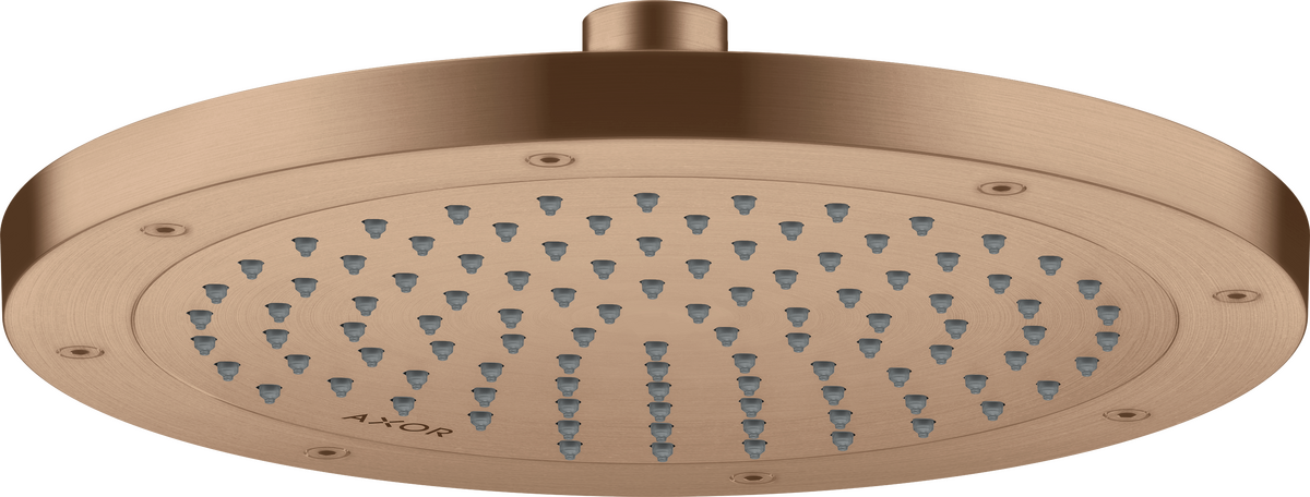 HANSGROHE Sprchová hlavice AXOR ShowerSolutions 245 1jet EcoSmart #35381310 - Brushed Red Gold