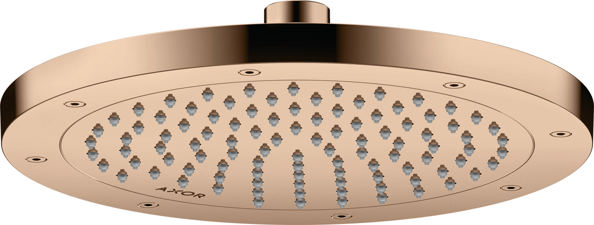 HANSGROHE Sprchová hlavice AXOR ShowerSolutions 245 1jet EcoSmart+ #35389300 - Polished Red Gold