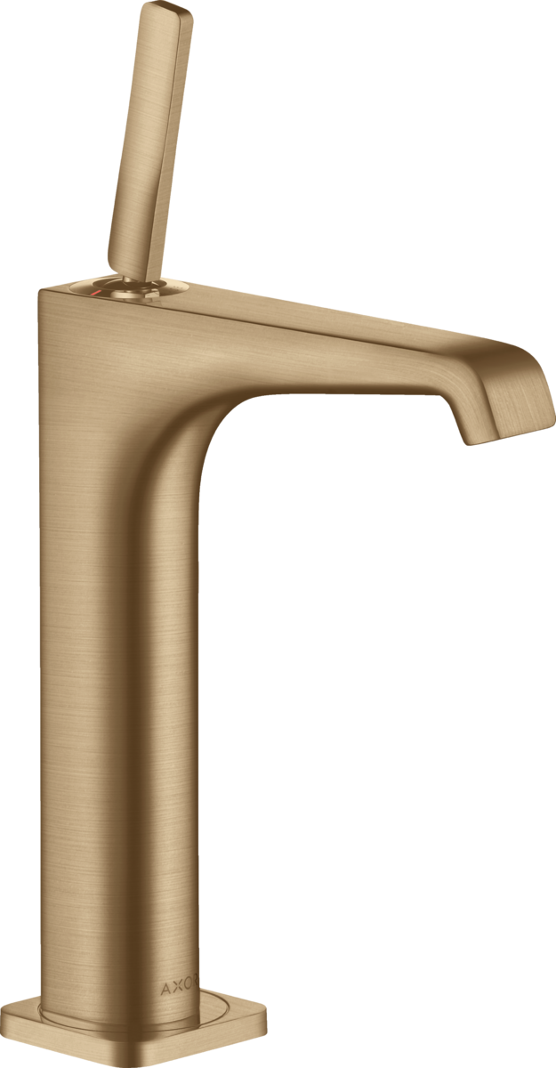 HANSGROHE AXOR Citterio E umyvadlová baterie 190 s výpustí #36103140 - kartáčovaný bronz