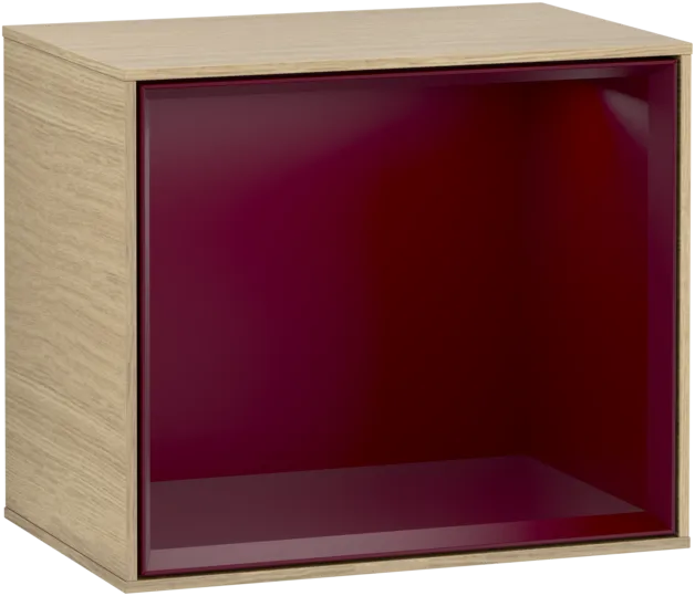 VILLEROY BOCH Policový modul Finion, s osvětlením, 418 x 356 x 270 mm, dubová dýha / matný lak Peony #F580HBPC