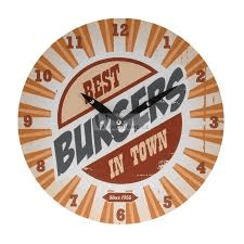 Obrázek Nástěnné hodiny 28cm, Burgers #150012745
