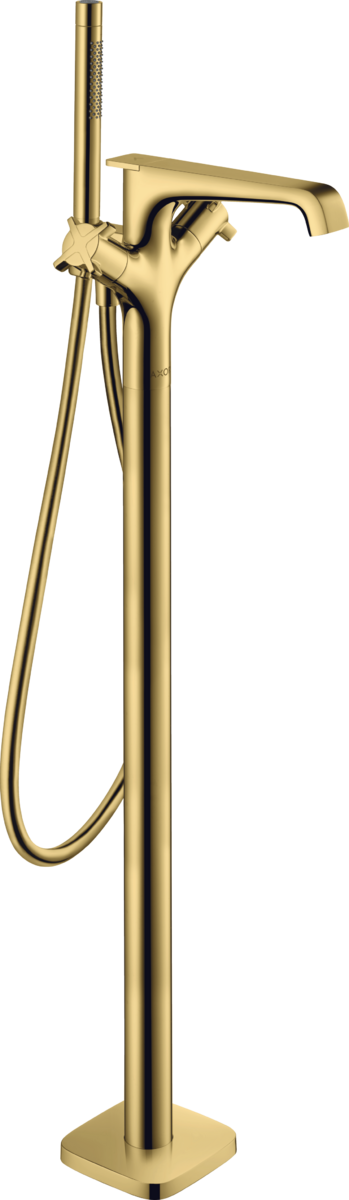 HANSGROHE AXOR Citterio E vanová termostatická baterie na podlahu #36416990 - Polished Gold Optic