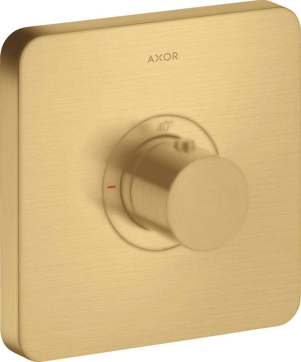 HANSGROHE AXOR ShowerSelect Termostat HighFlow skrytý softsquare #36711250 - Brushed Gold Optic