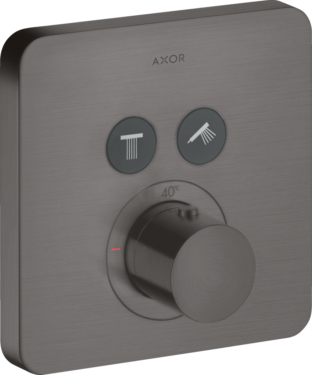 HANSGROHE AXOR ShowerSolutions Termostat s podomítkovou instalací softsquare, pro 2 spotřebiče 36707340