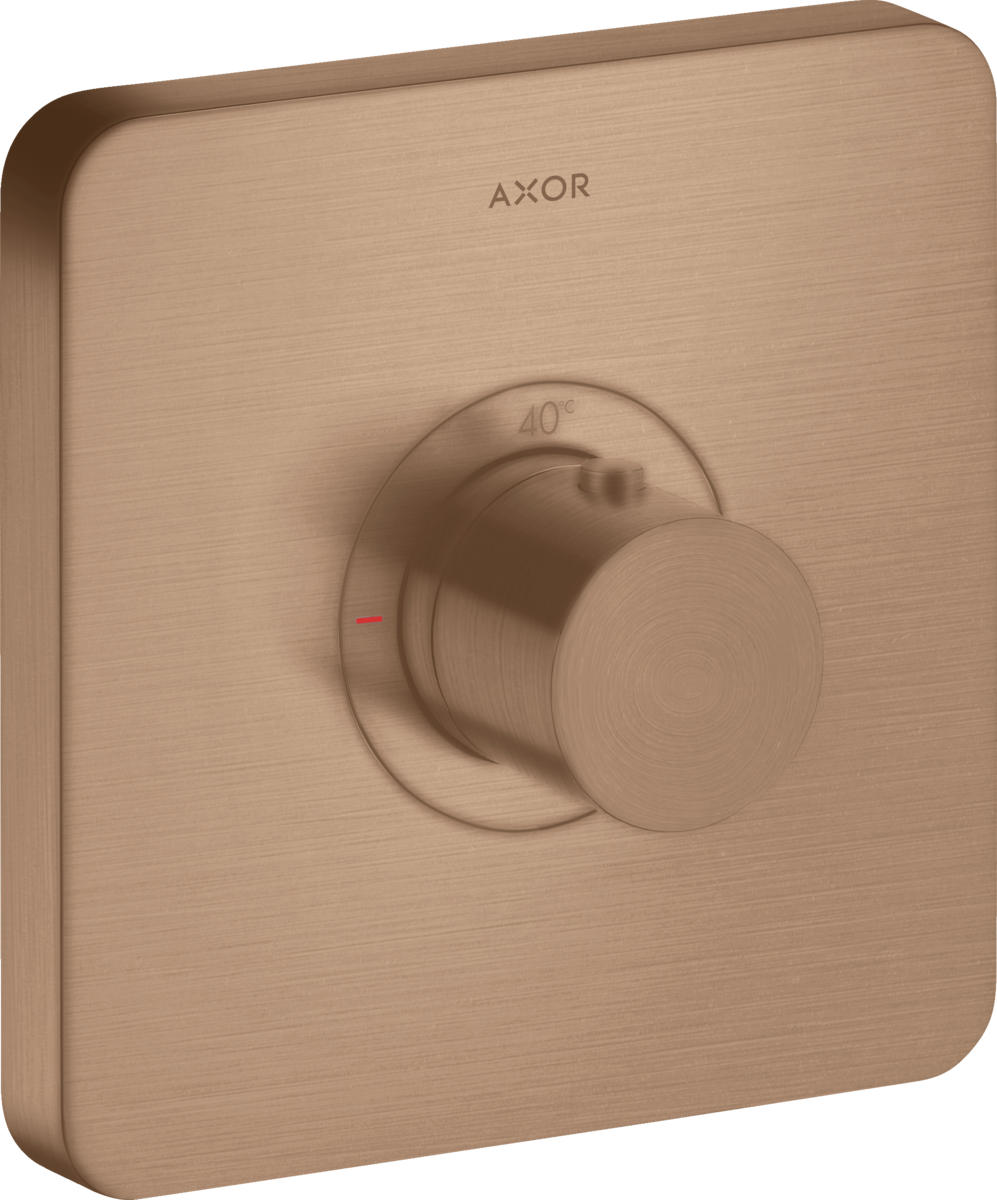 HANSGROHE AXOR ShowerSelect Termostat HighFlow skrytý softsquare #36711310 - Brushed Red Gold