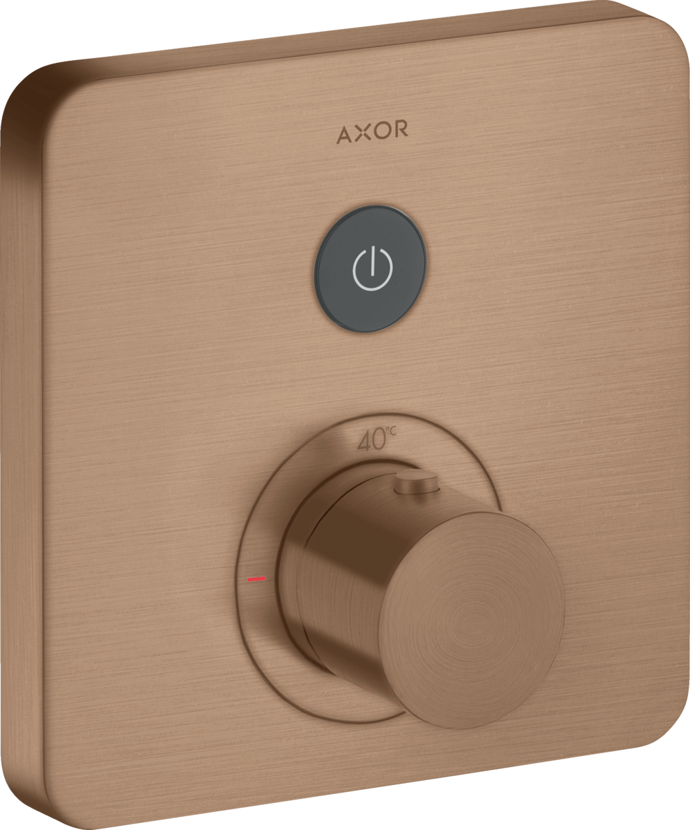 HANSGROHE AXOR ShowerSelect Thermostat skrytý softsquare 1 spotřebitel #36705310 - Brushed Red Gold