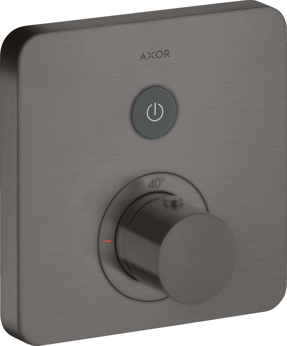 HANSGROHE AXOR ShowerSelect Thermostat skrytý softsquare 1 spotřebitel #36705340 - Brushed Black Chrome