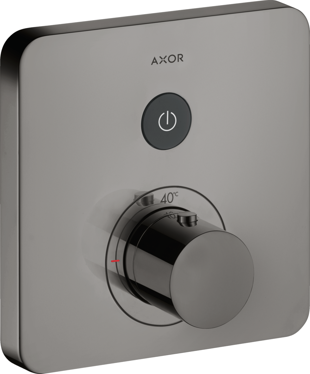 HANSGROHE AXOR ShowerSelect Termostat skrytý softsquare 1 spotřebitel #36705330 - leštěný černý chrom