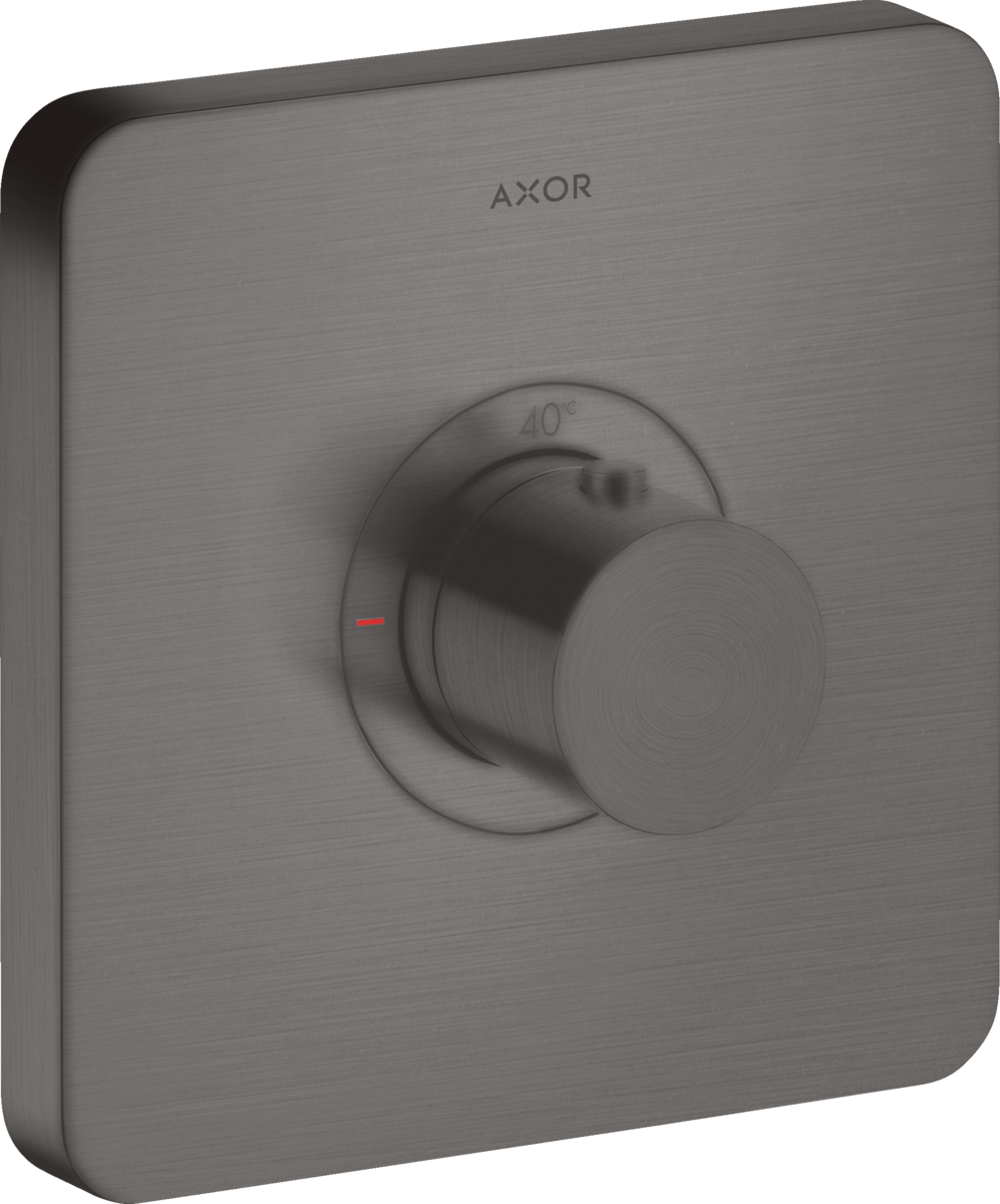 HANSGROHE AXOR ShowerSelect Termostat HighFlow skrytý softsquare #36711340 - Brushed Black Chrome