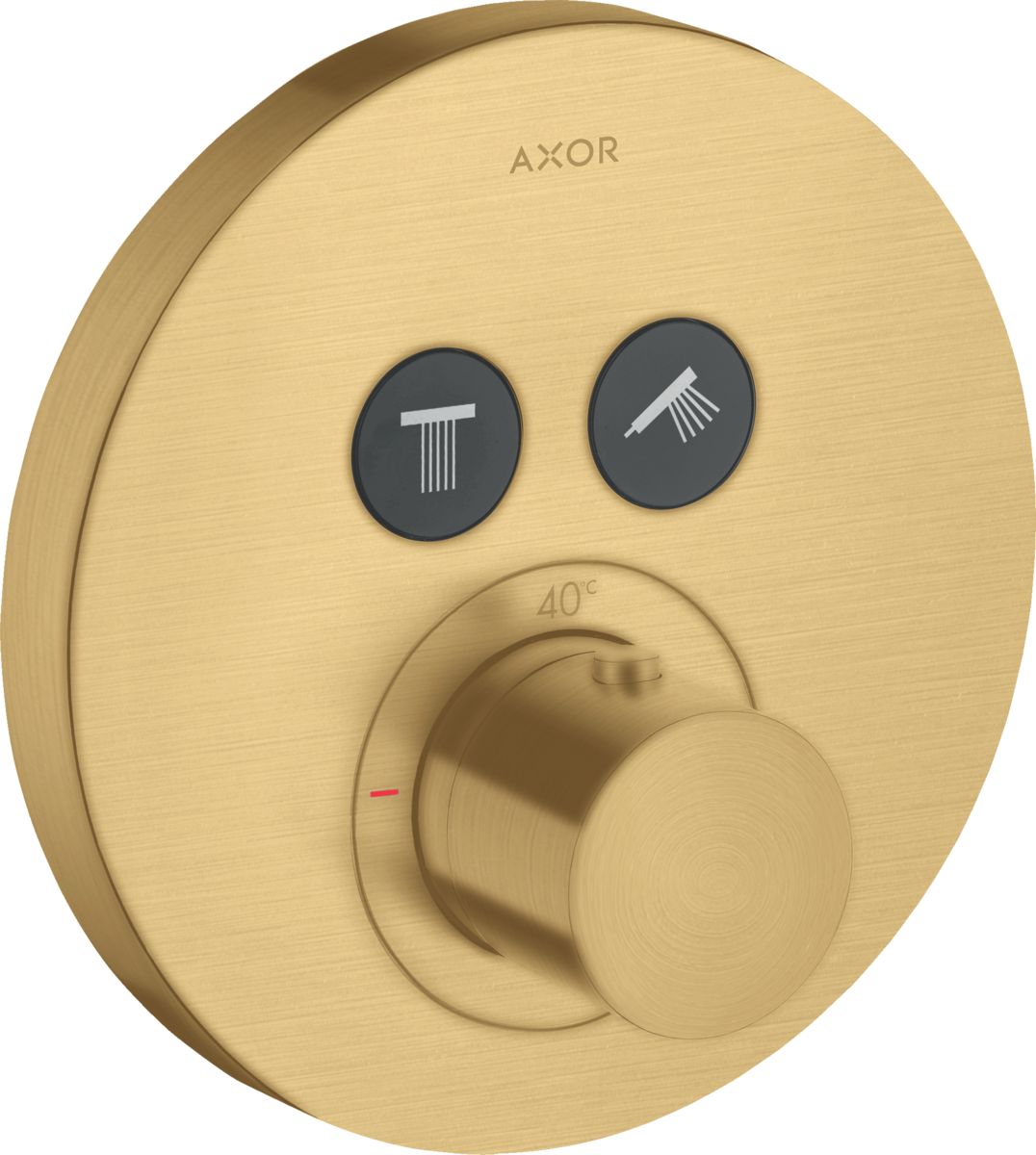 HANSGROHE AXOR ShowerSolutions Termostat skrytý kulatý pro 2 spotřebiče #36723250