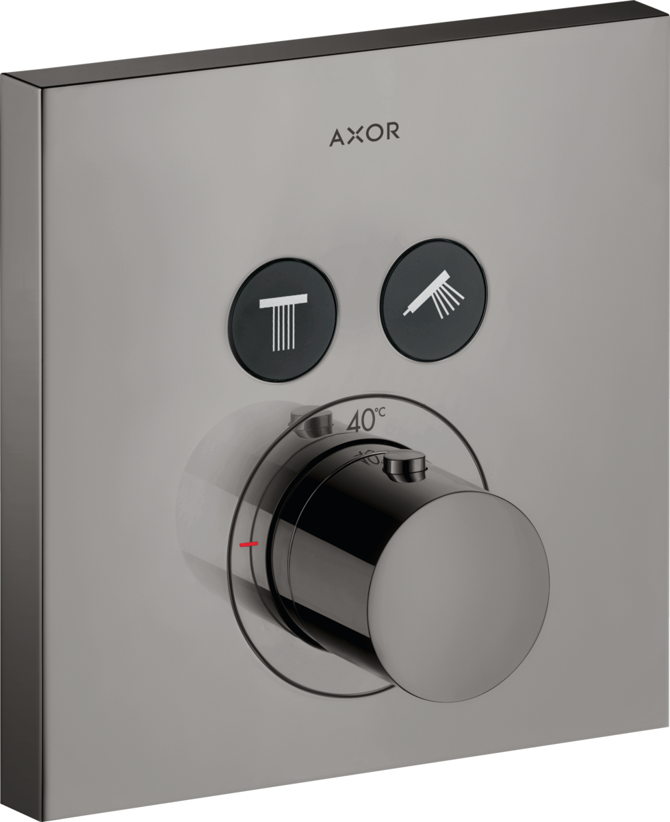 HANSGROHE AXOR ShowerSolutions podomítkový termostat úhlový pro 2 spotřebiče #36715330