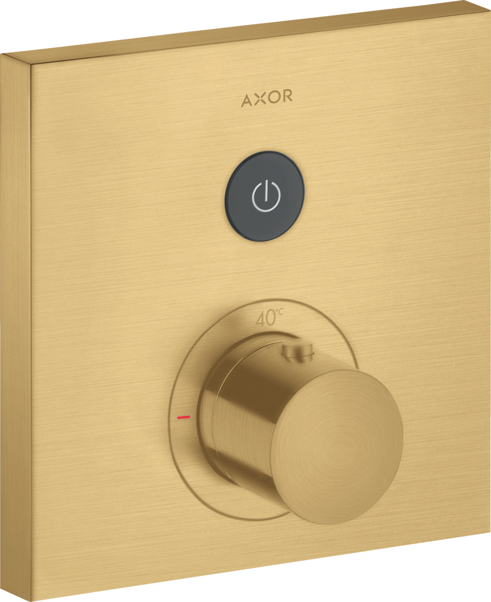 HANSGROHE AXOR ShowerSelect termostat skrytý úhlový pro 1 spotřebič #36714250 - Brushed Gold Optic