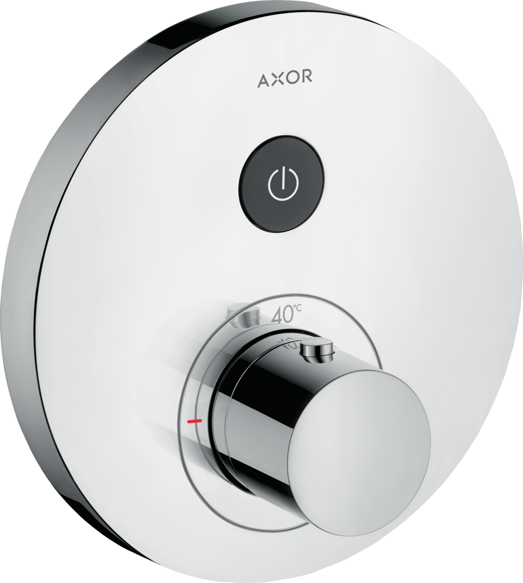 HANSGROHE AXOR ShowerSelect Termostat s podomítkovou instalací, kulatá verze, pro 1 spotřebič #36722000 - chrom