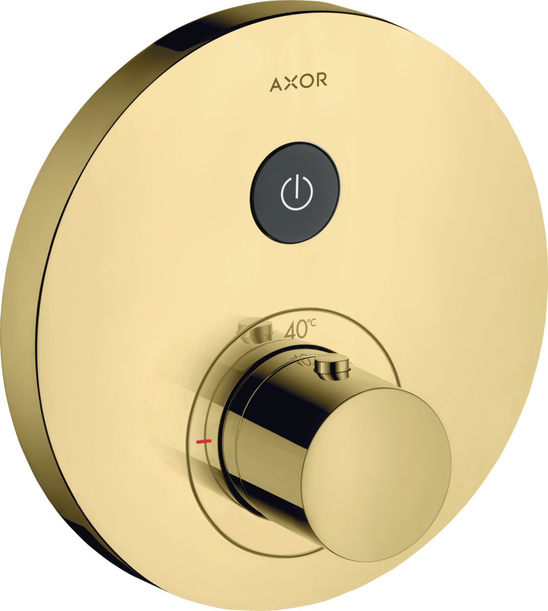 HANSGROHE AXOR ShowerSelect Termostat skrytý kulatý pro 1 spotřebič #36722930 - leštěná mosaz