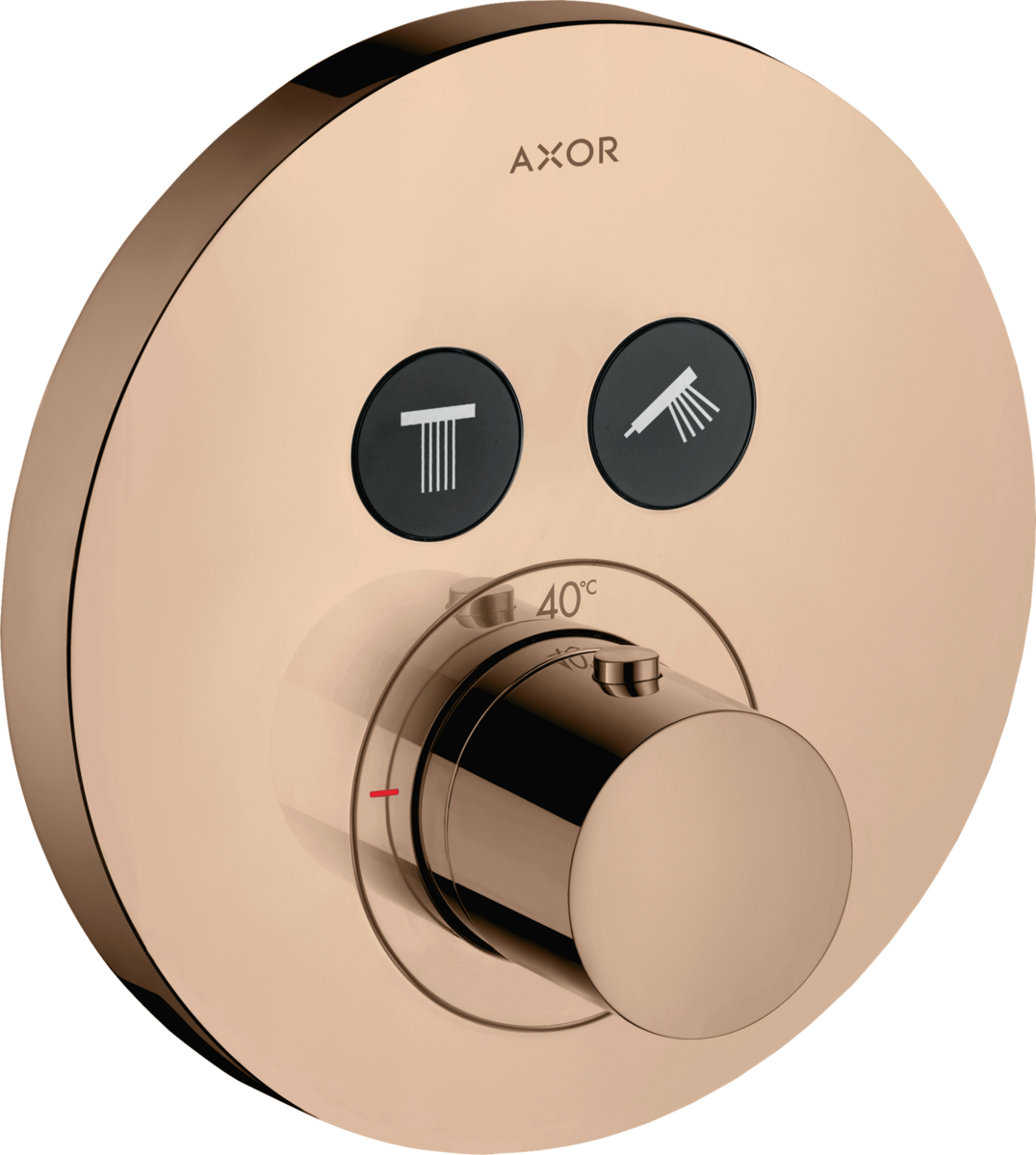 HANSGROHE AXOR ShowerSolutions Termostat skrytý kulatý pro 2 spotřebiče #36723300