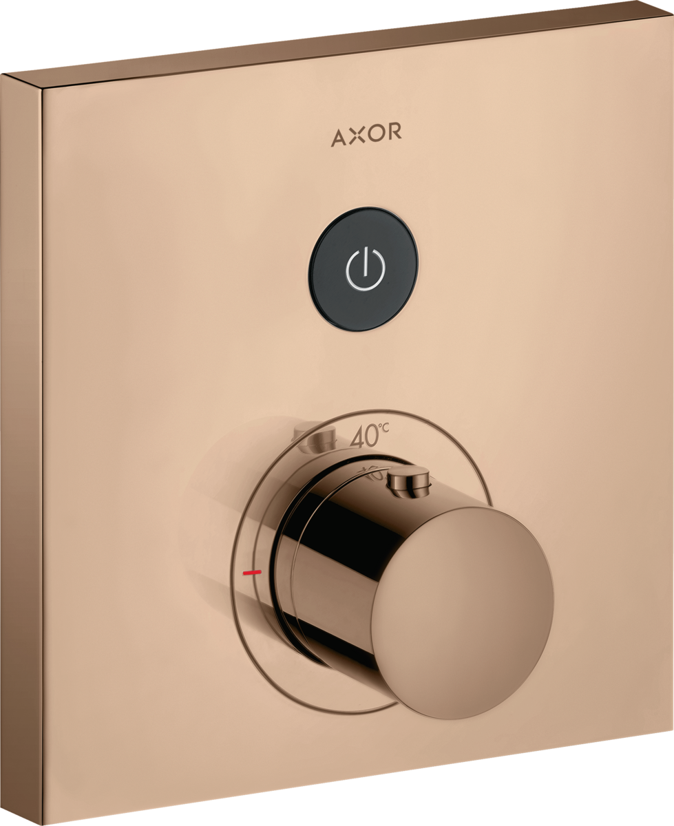 HANSGROHE AXOR ShowerSelect termostat skrytý úhlový pro 1 spotřebič #36714300 - leštěné červené zlato