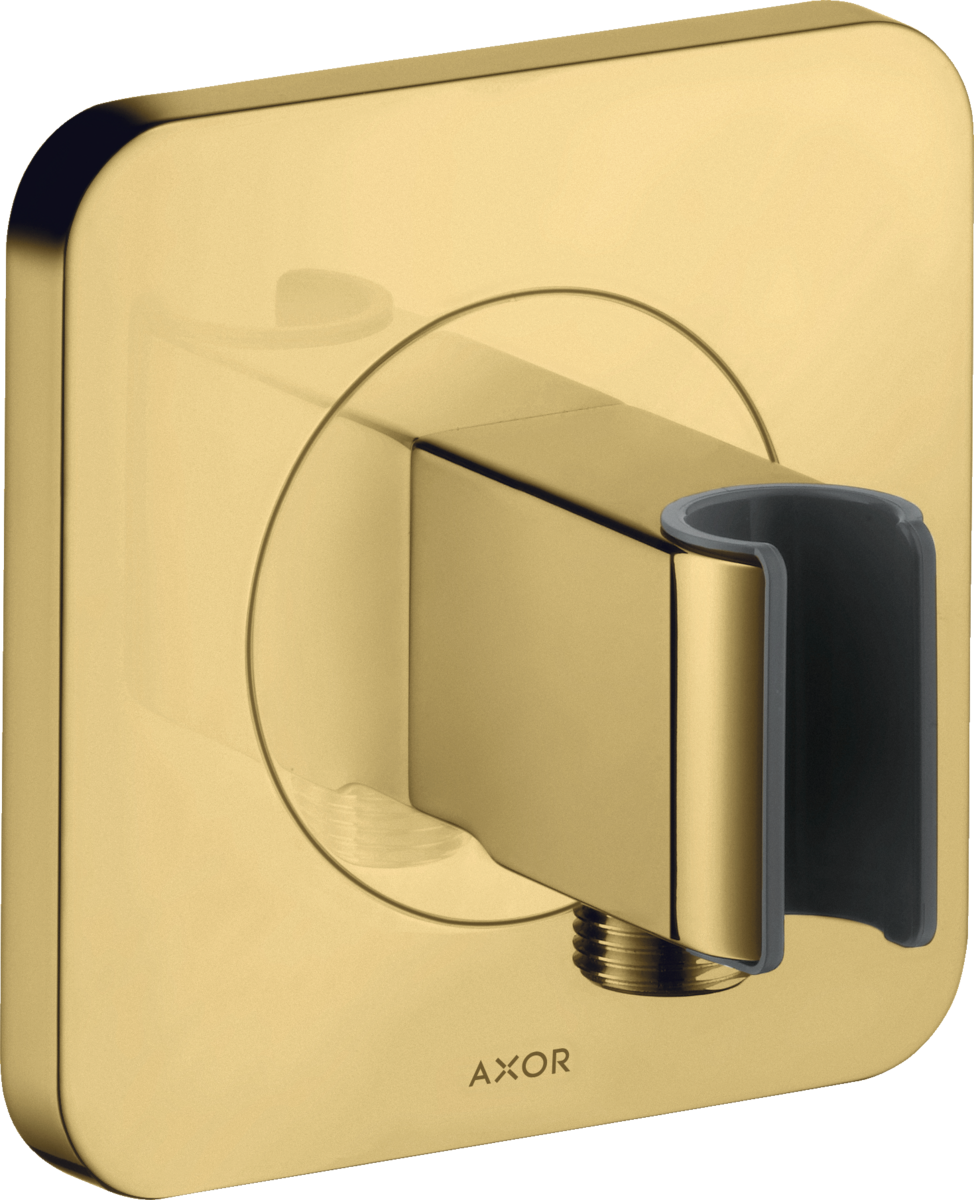 HANSGROHE AXOR Citterio E Jednotka s držákem 120/120, softsquare #36724990 - leštěný vzhled zlata