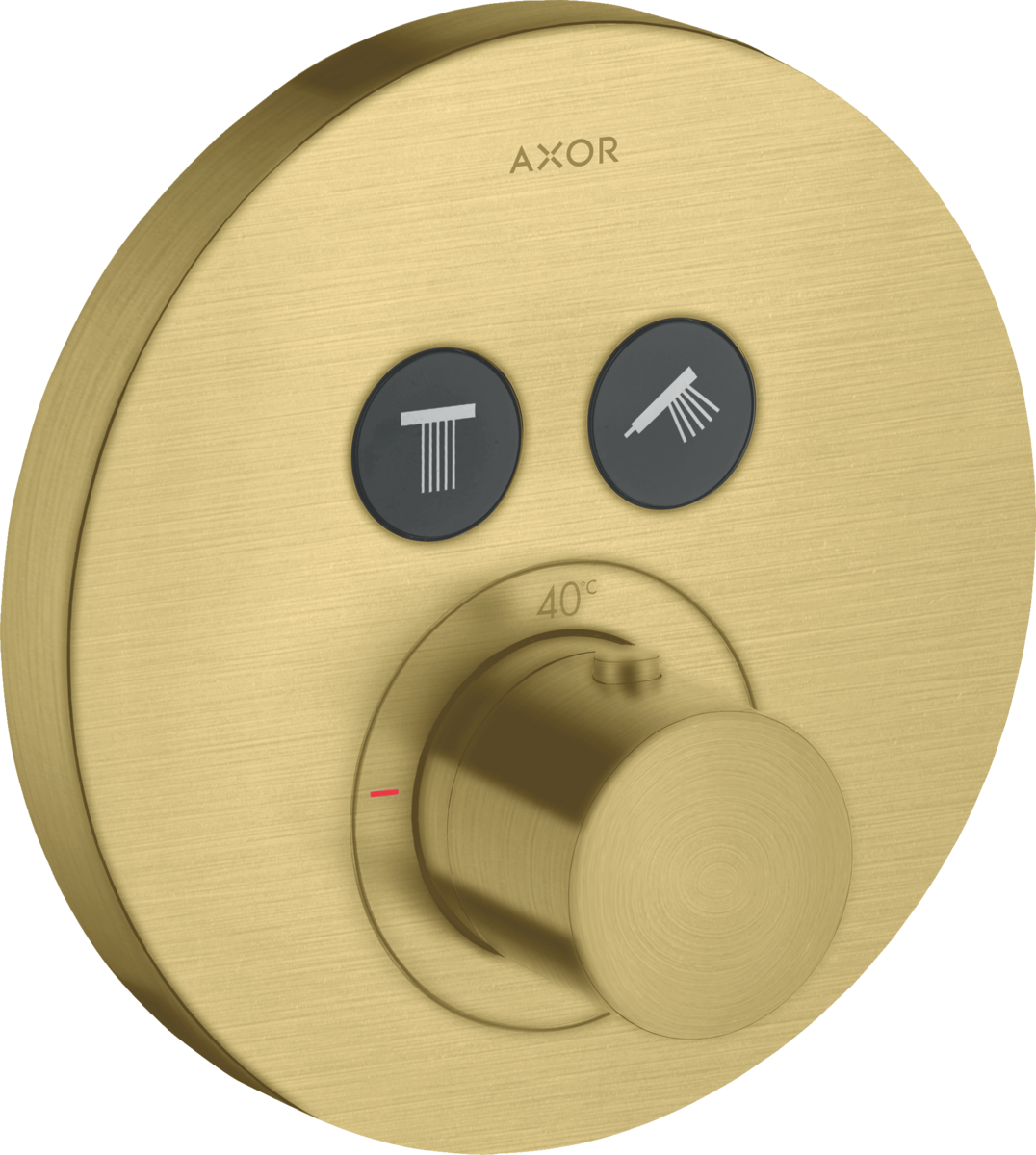 HANSGROHE AXOR ShowerSolutions Termostat skrytý kulatý pro 2 spotřebiče #36723950
