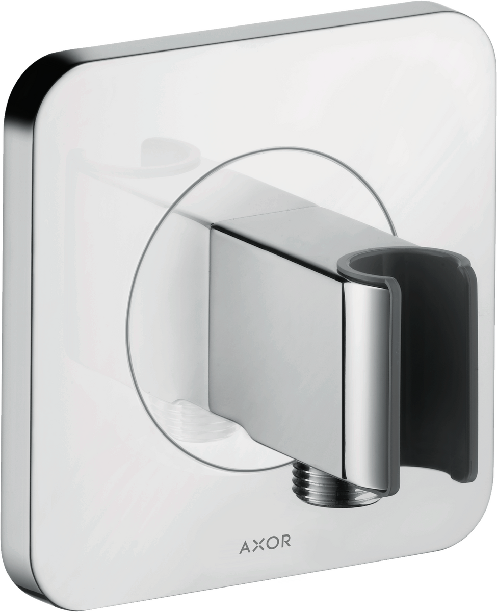 HANSGROHE AXOR Citterio E nástěnná přípojka s držákem #36724800 - Stainless Steel Optic