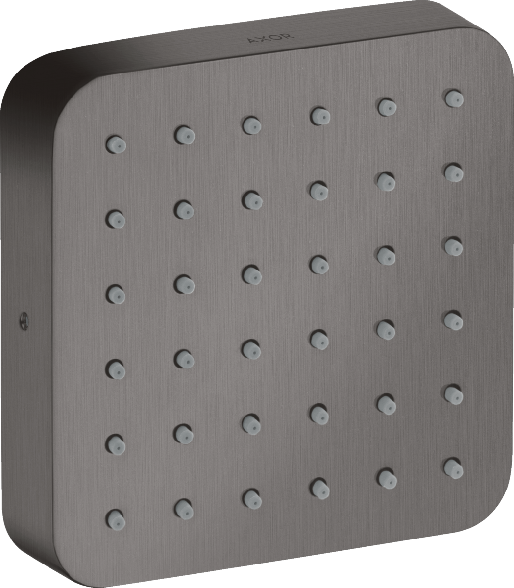 HANSGROHE AXOR Citterio E Sprchový modul 120/120 s podomítkovou instalací, softsquare #36822340 - kartáčovaný černý chrom