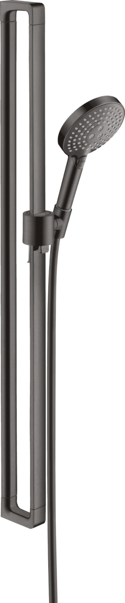 HANSGROHE AXOR Citterio E Sprchová sada 0,90 m s ruční sprchou 120 3jet #36735340 - kartáčovaný černý chrom