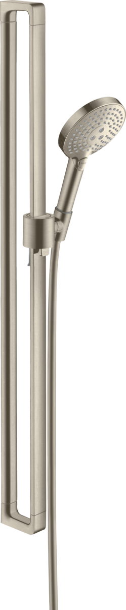 HANSGROHE AXOR Citterio E Sprchová sada 0,90 m s ruční sprchou 120 3jet #36735820 - kartáčovaný nikl