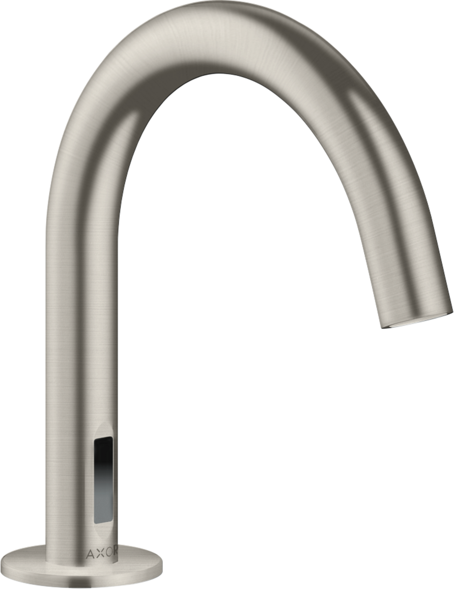 HANSGROHE AXOR Uno elektronická umyvadlová baterie, připojení k síti 230 V #38010800 - nerezová ocel Optika