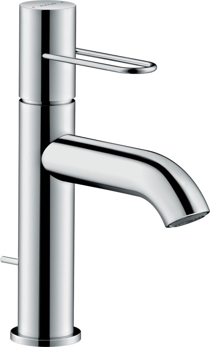 HANSGROHE Jednopáková umyvadlová baterie AXOR Uno 100 s pákovým ramínkem a výsuvným odpadem #38023000 - chrom