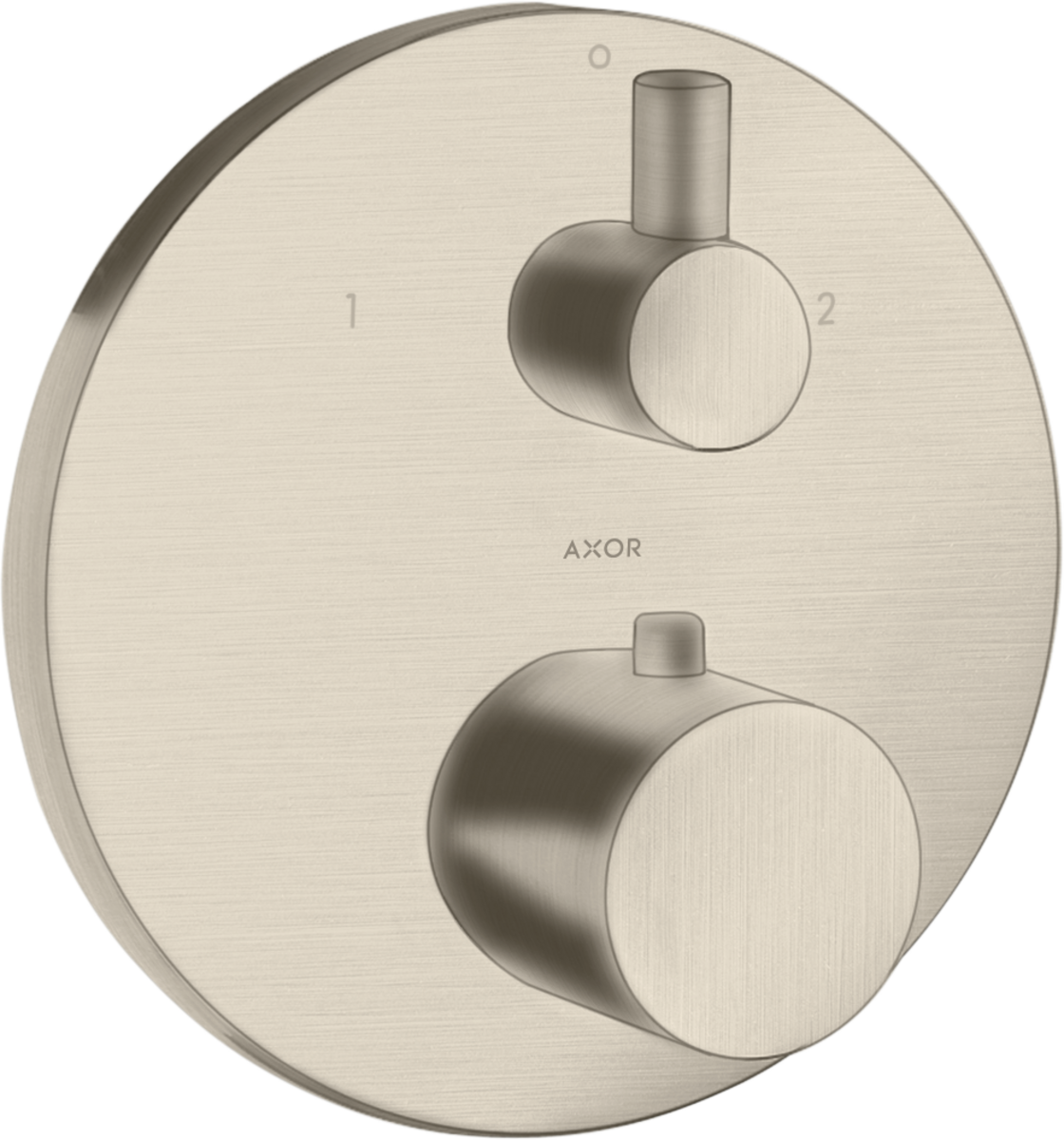 HANSGROHE AXOR Uno Termostat s podomítkovou instalací, s uzavíracím a přepínacím ventilem 38720820