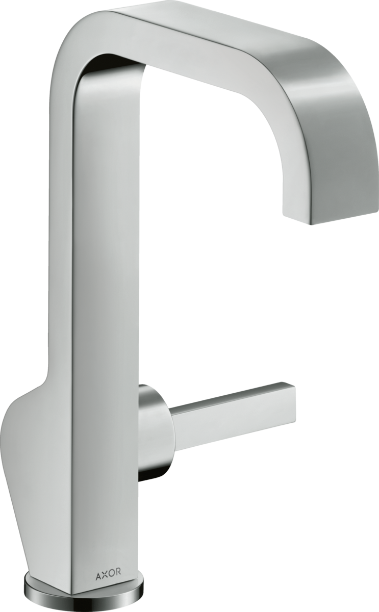 HANSGROHE AXOR Citterio Páková umyvadlová baterie 190 s kolíkovou rukojetí a s odtokovou soupravou #39037000 - chrom