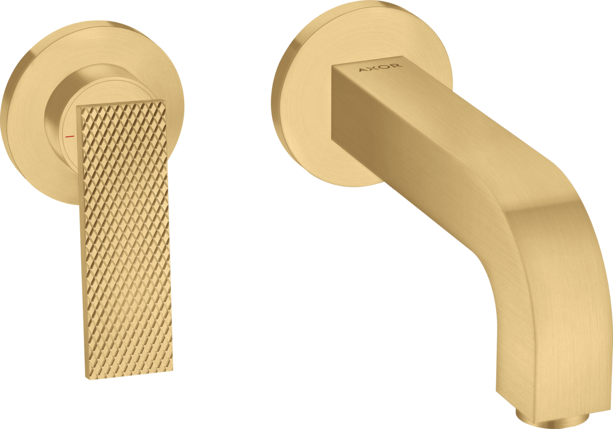HANSGROHE AXOR Citterio umyvadlová baterie pod omítku #39181250 - Brushed Gold Optic