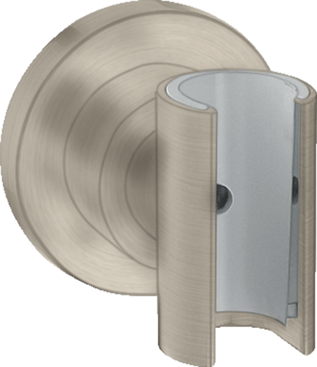 HANSGROHE Kulatý držák sprchy AXOR Citterio #39525820 - kartáčovaný nikl