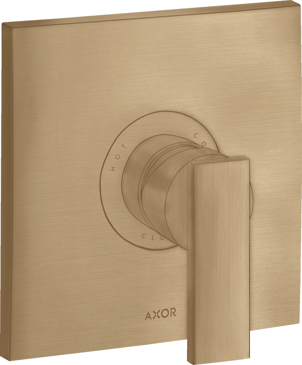 HANSGROHE Podomítková jednopáková sprchová baterie AXOR Citterio s pákovou rukojetí #39655140 - kartáčovaný bronz