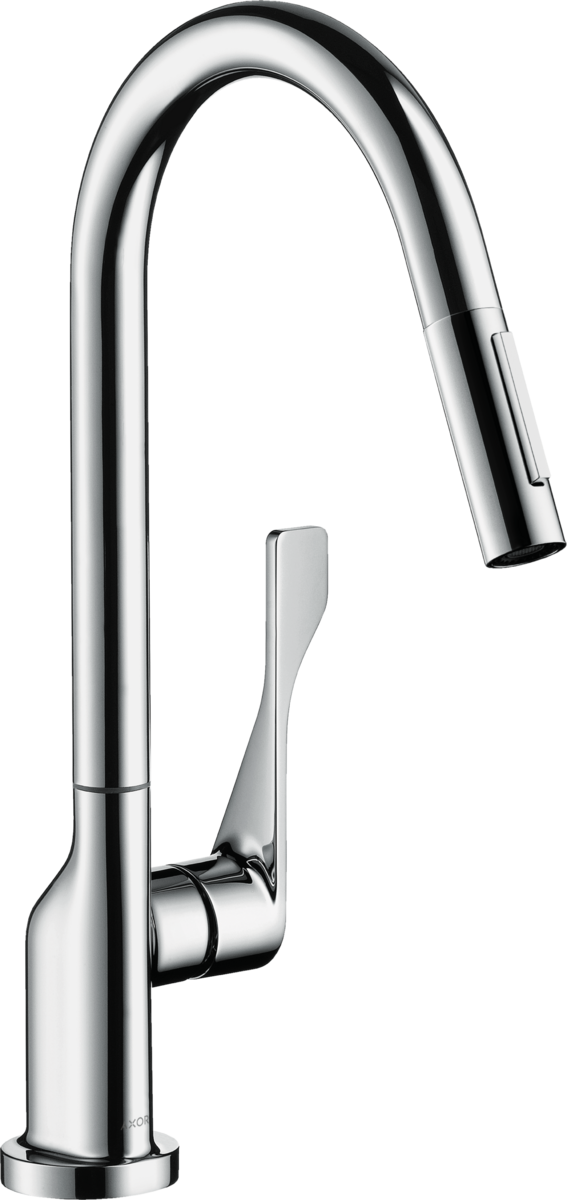 HANSGROHE AXOR Citterio Páková kuchyňská baterie 250 s vytahovací sprškou #39835000 - chrom