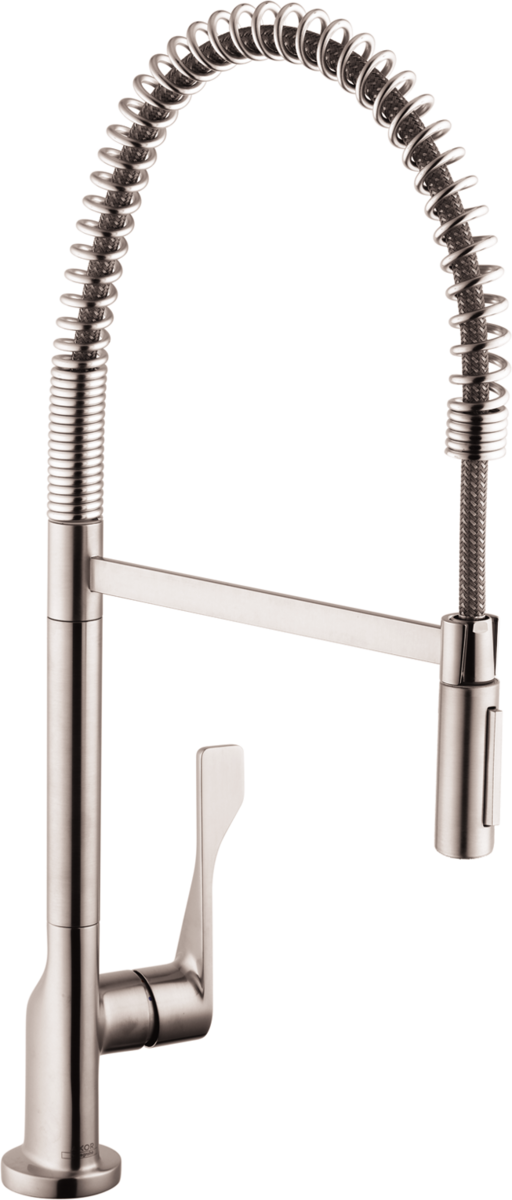 HANSGROHE AXOR Citterio Páková kuchyňská baterie 230 Semi-Pro #39840800 - nerezová ocel