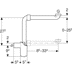 Obrázek GEBERIT Zápachová uzávěrka Geberit s nornou trubkou pro umyvadlo, prostorově úsporná, vývod vodorovný Alpská bílá #151.116.11.1