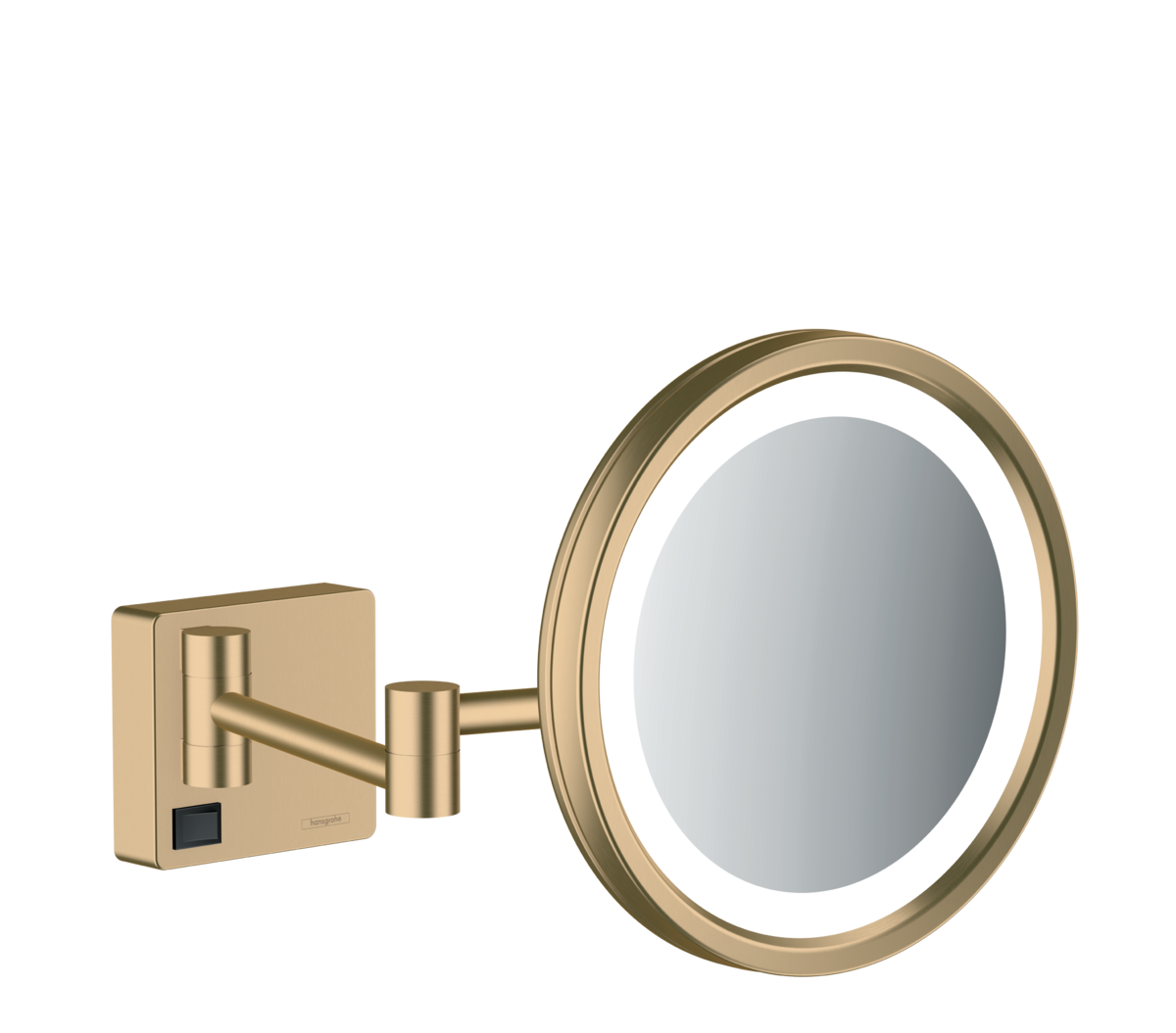 HANSGROHE AddStoris Kosmetické zrcadlo s LED osvětlením #41790140 - kartáčovaný bronz