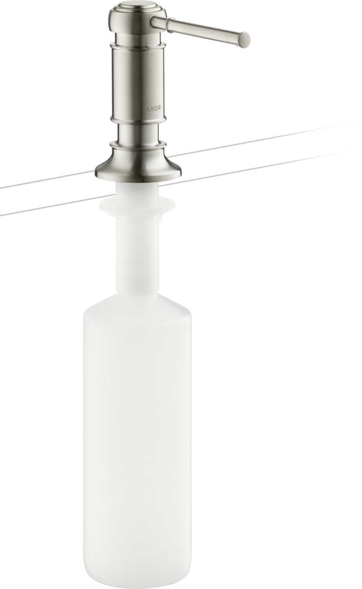 HANSGROHE AXOR Montreux Dávkovač tekutého mýdla / mycího prostředku #42018800 - nerezová ocel